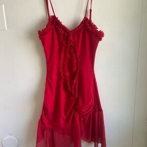 Ruffled club dress